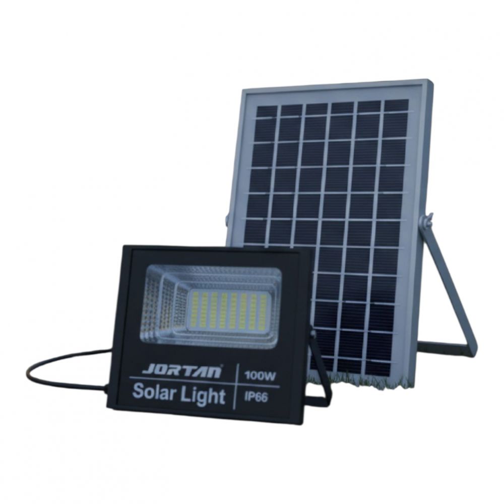 Reflector con panel solar JT-BJ100W de 100W