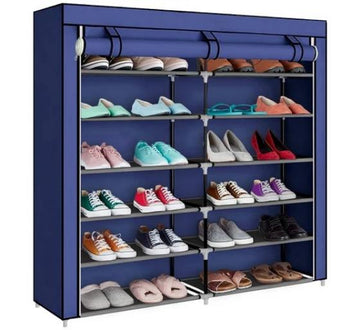 ZAPATERA DE TELA DOBLE T-2712 DECOTEAM AZUL