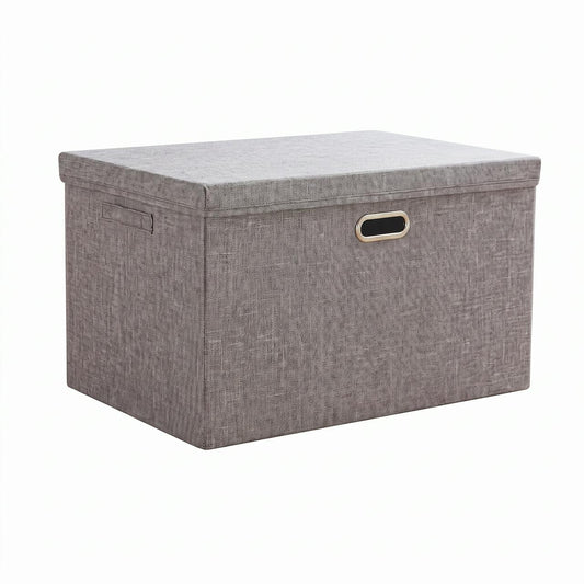 Caja Organizadora con Tapa SATE 004-75808 Gris 38L 44x29x30 cm