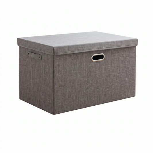 Caja Organizadora con Tapa SATE 004-75809 Gris 54L 50x35x31 cm