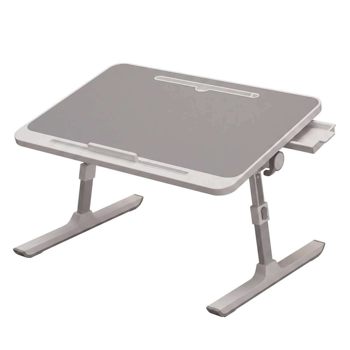 Mesa para Notebook Plegable SATE 007-4171 Blanca Regulable 26,5-39 cm