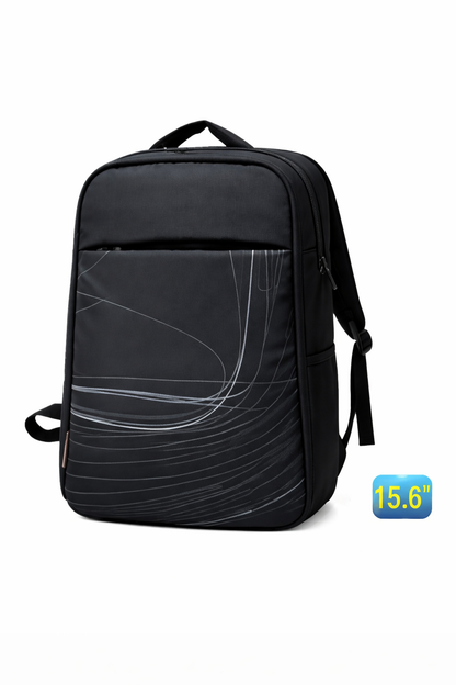Mochila para Notebook SATE A-KP60 15.6” Negra con Compartimentos