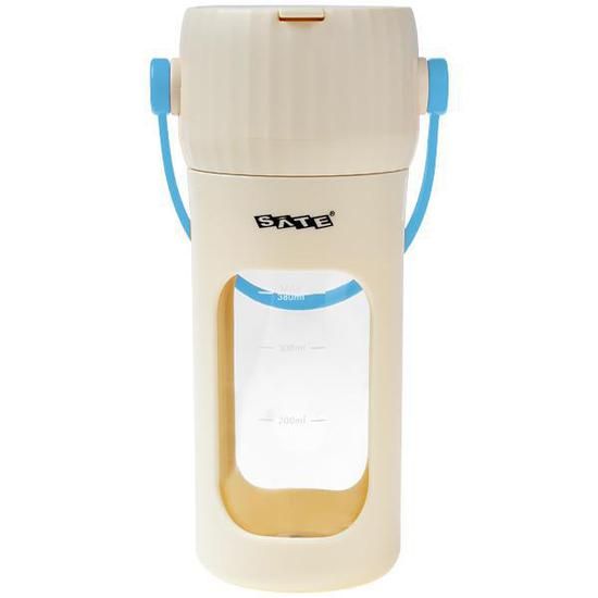 Licuadora Portátil Recargable USB SATE A-P275 color Azul de 380 ml