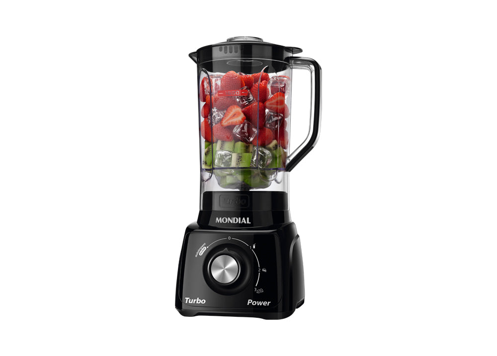 LICUADORA TURBO POWER - BLACK 3 VELOCIDADES - 2,2L L-99FB