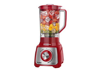 LICUADORA TURBO INOX RED 12 VELOCIDADES - 3,0L - 1200W L-1200 RI