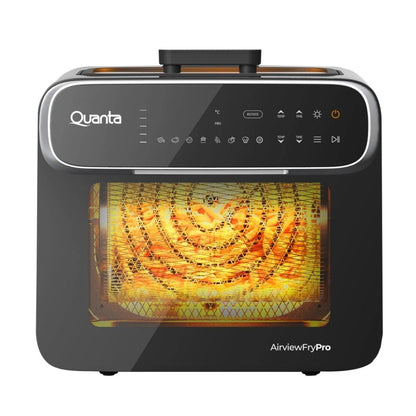 Freidora de Aire Horno Quanta QTFTH130 AirviewFry Pro 4 en 1 13L 1600W