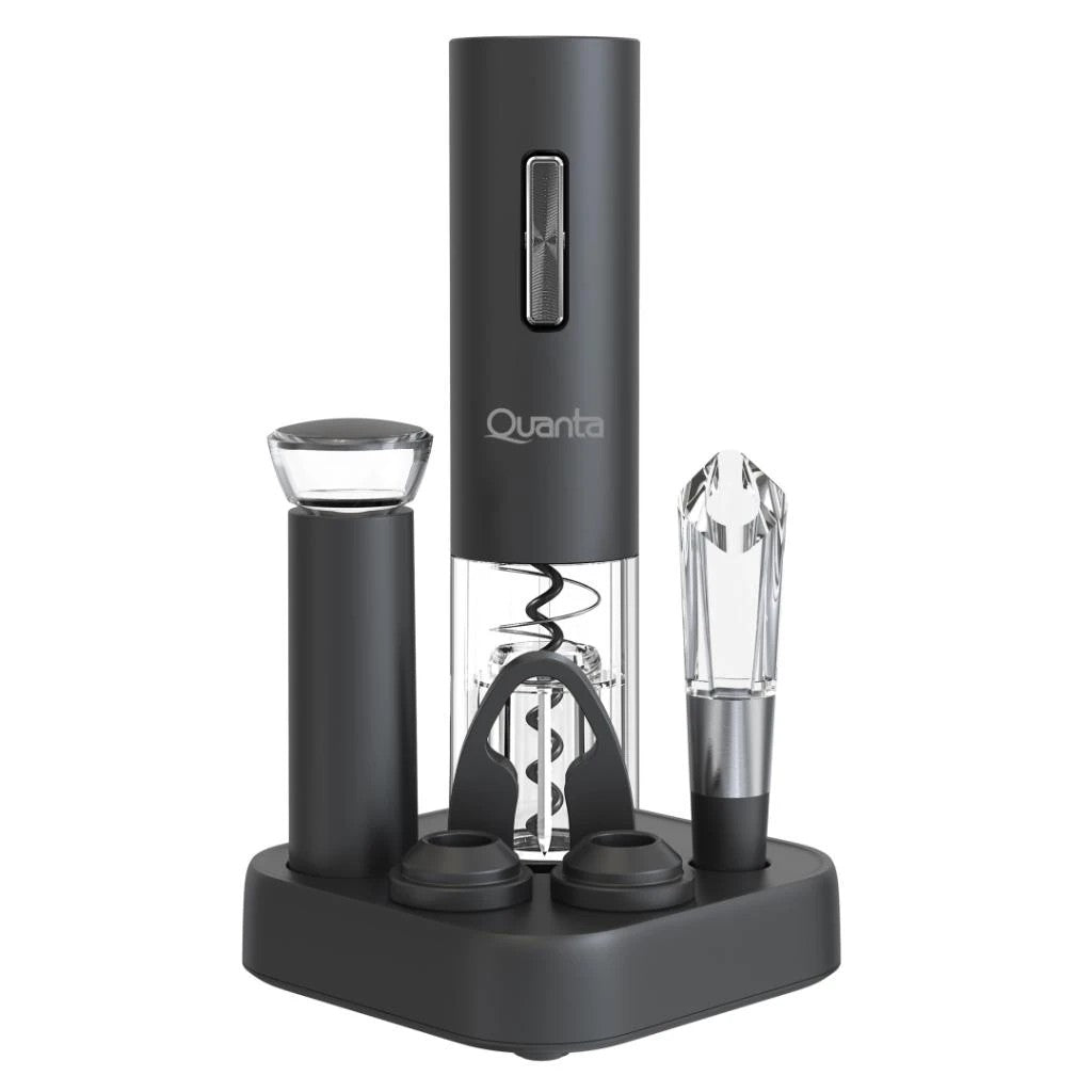 Kit Abridor de Vino Eléctrico Quanta QTKAV610 NobleVintner 6 en 1
