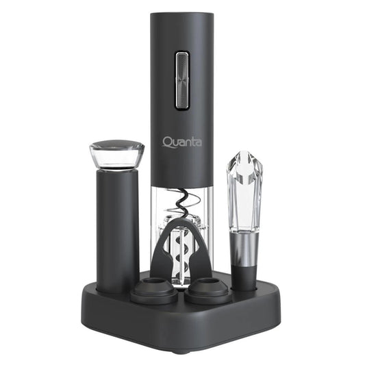 Kit Abridor de Vino Eléctrico Quanta QTKAV610 NobleVintner 6 en 1