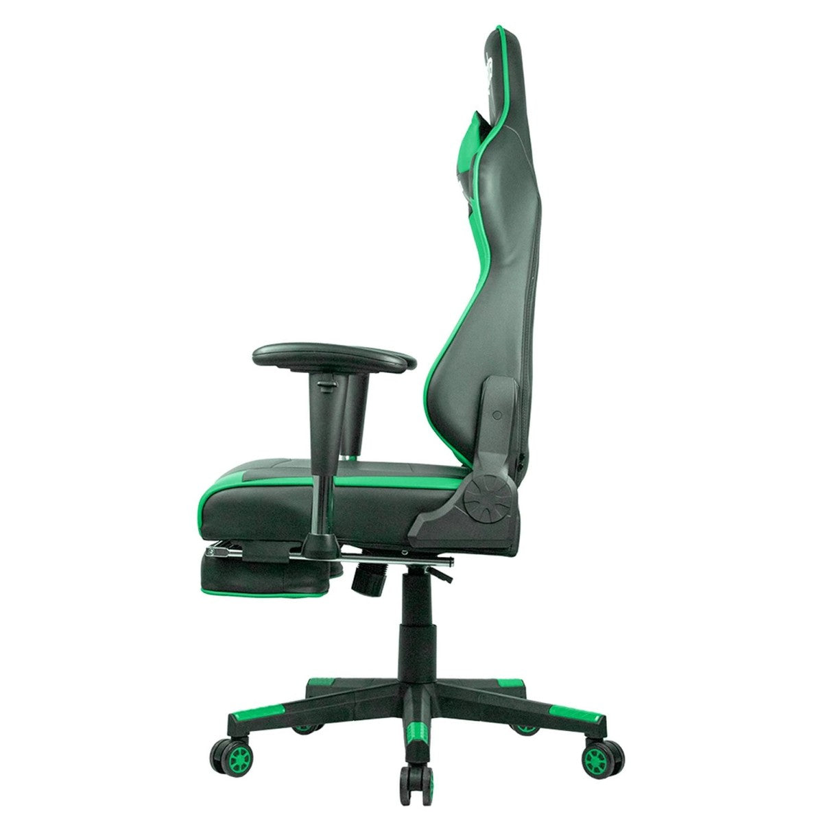 Silla Gamer Quanta QTGC20 Emperor Reclinable 170° Verde y Negra