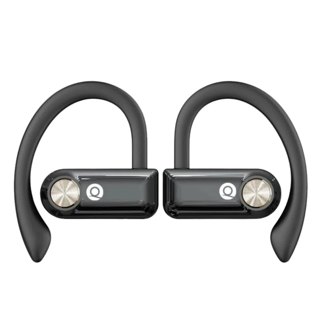 Auricular Deportivo Bluetooth Quanta QTFOE10 Negro + Muñequera