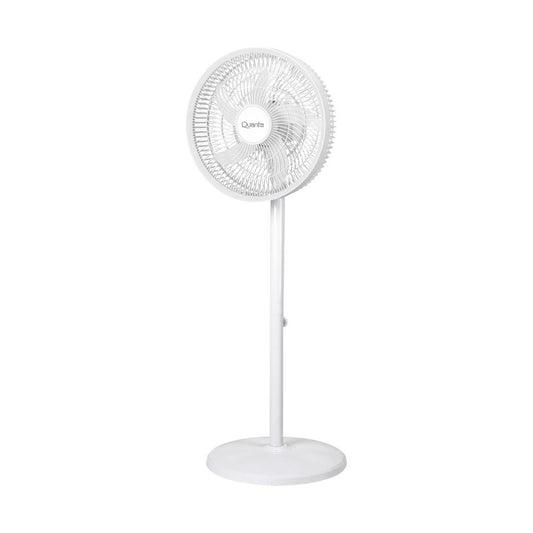 Ventilador Recargable 2 en 1 Quanta QTVR140 FlexPower 14" Blanco