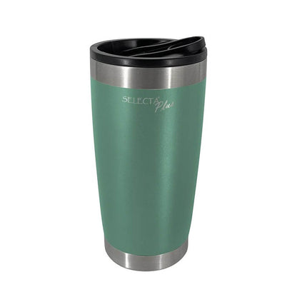 VASO TERMICO C/DESTAPADOR 560ML AC.INOX VERDE SELECTA