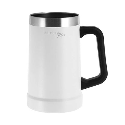 JARRA CERVEZA 700ML DOBLE PARED BLANCO SELECTA