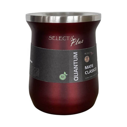 MATE 230ML ACERO INOXIDABLE GRANATE SELECTA
