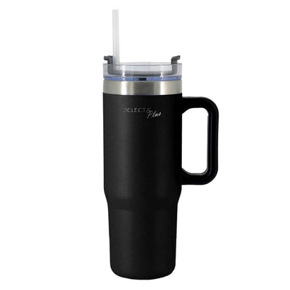 MUG TRAVEL TERMICO 900ML ACERO INOX NEGRO SELECTA
