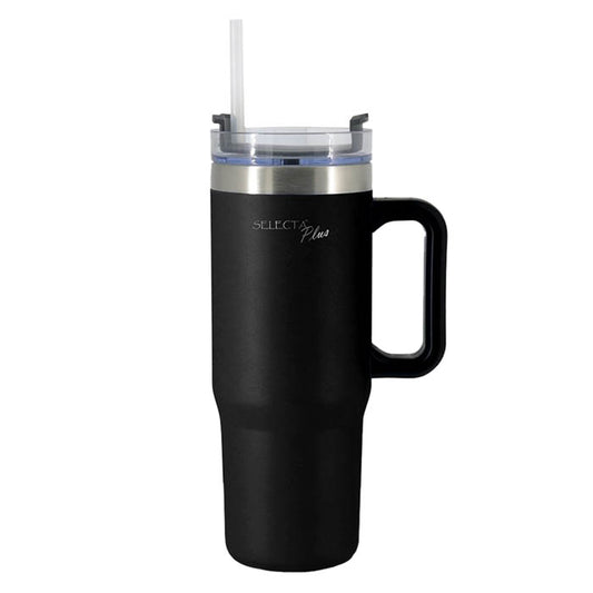 MUG TRAVEL TERMICO 900ML ACERO INOX NEGRO SELECTA