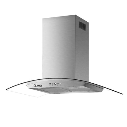 Campana Extractora con Vidrio Curvo Quanta QTCEV60 60 cm 130W 220V