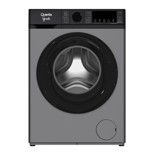 Lavarropas Carga Frontal Quanta Yeruti QTLCF10 10 kg Inverter Gris