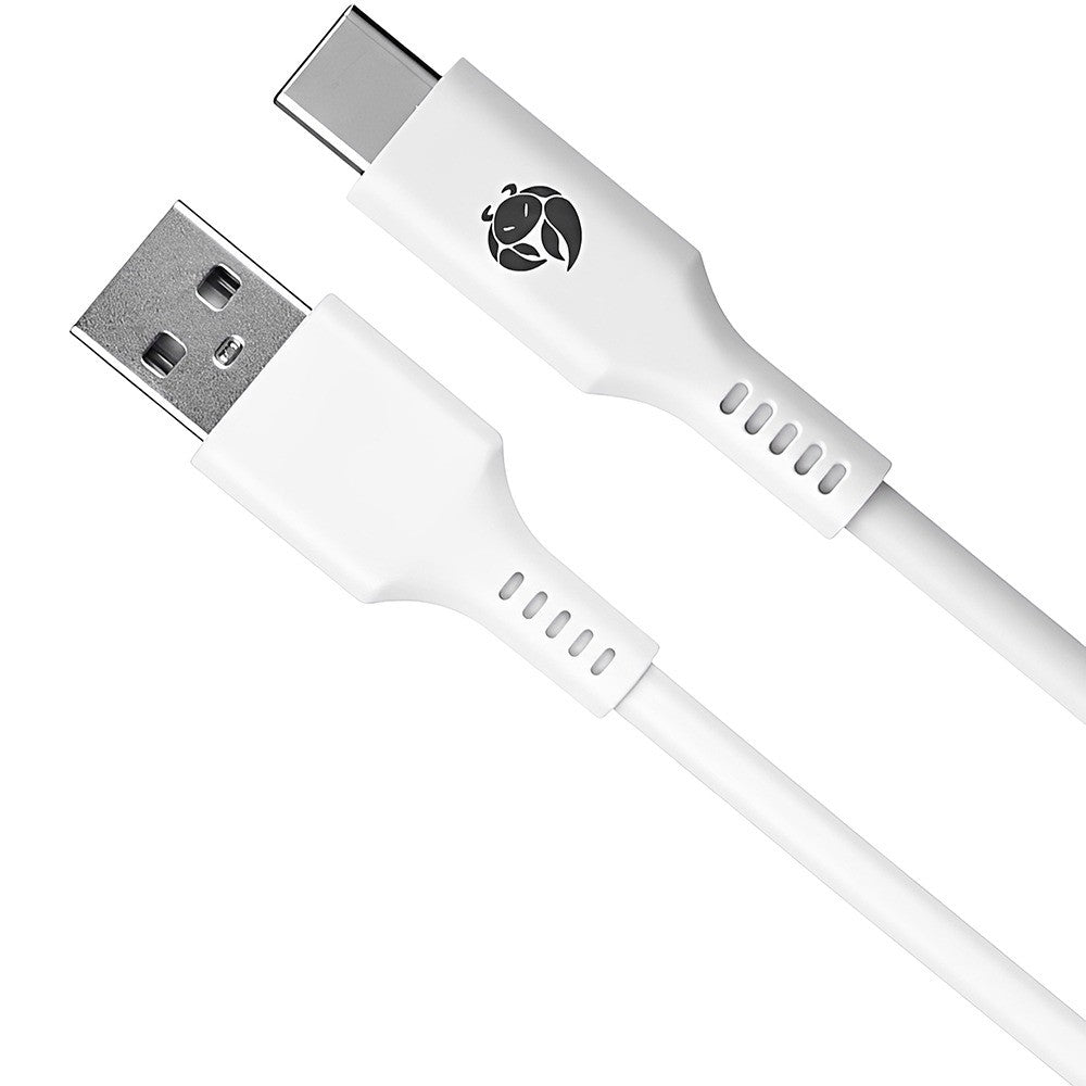 Cable USB-A a USB-C Krab KBAC30 3A 1 Metro Blanco