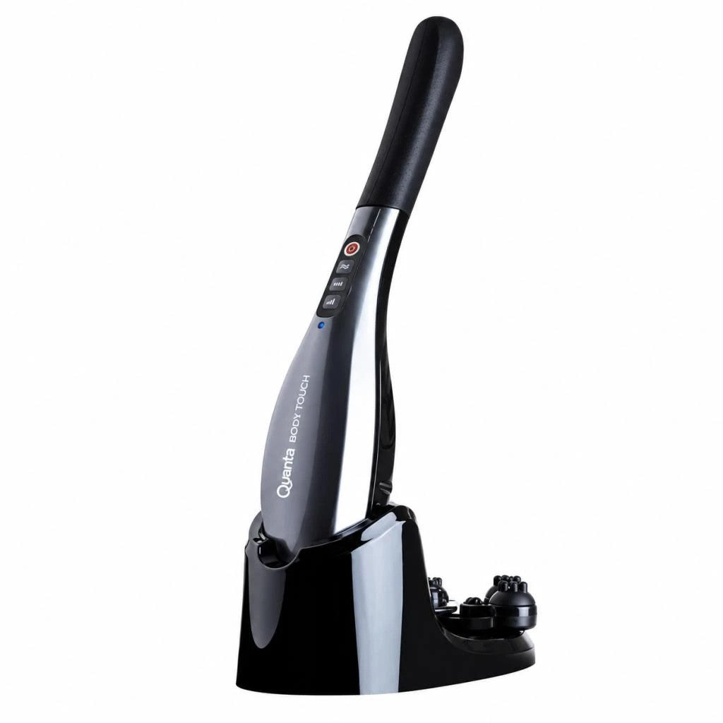 Masajeador Inalámbrico Quanta QTMI26 Nova Touch 5 en 1 con Base Negro