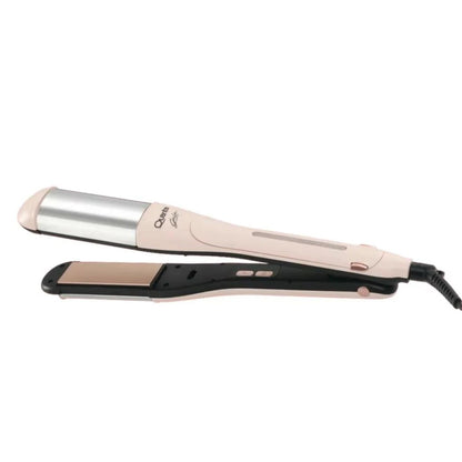 Plancha de Cabello a Vapor Quanta QTPV55 Cerámica 55W Bivolt Rosa