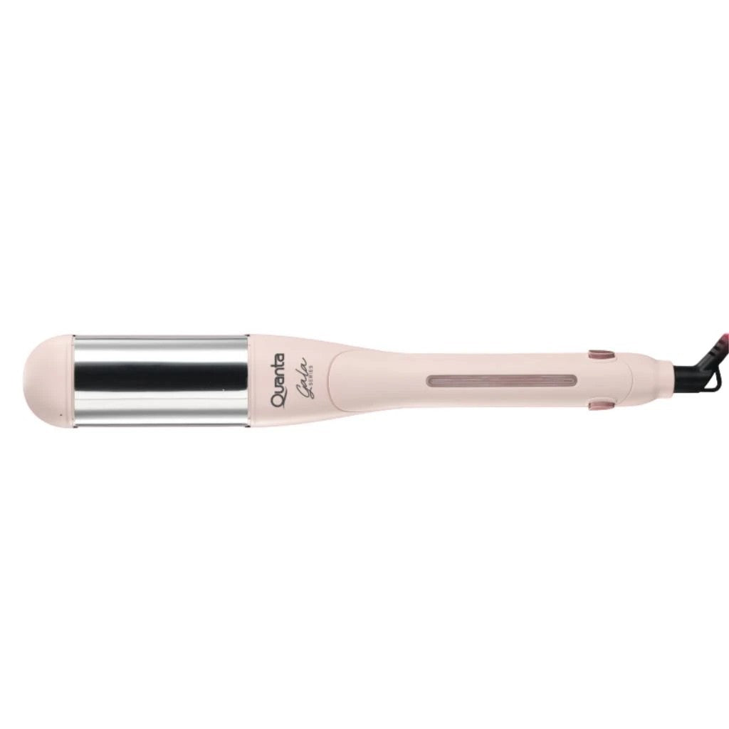Plancha de Cabello a Vapor Quanta QTPV55 Cerámica 55W Bivolt Rosa