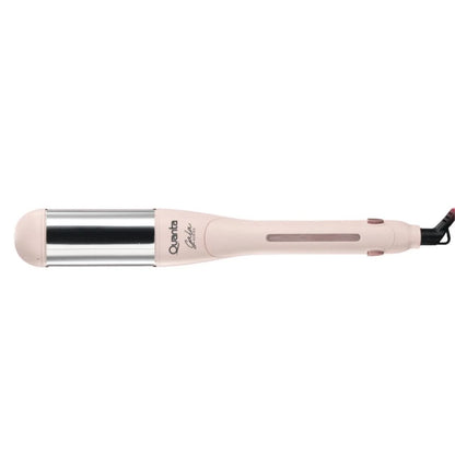 Plancha de Cabello a Vapor Quanta QTPV55 Cerámica 55W Bivolt Rosa