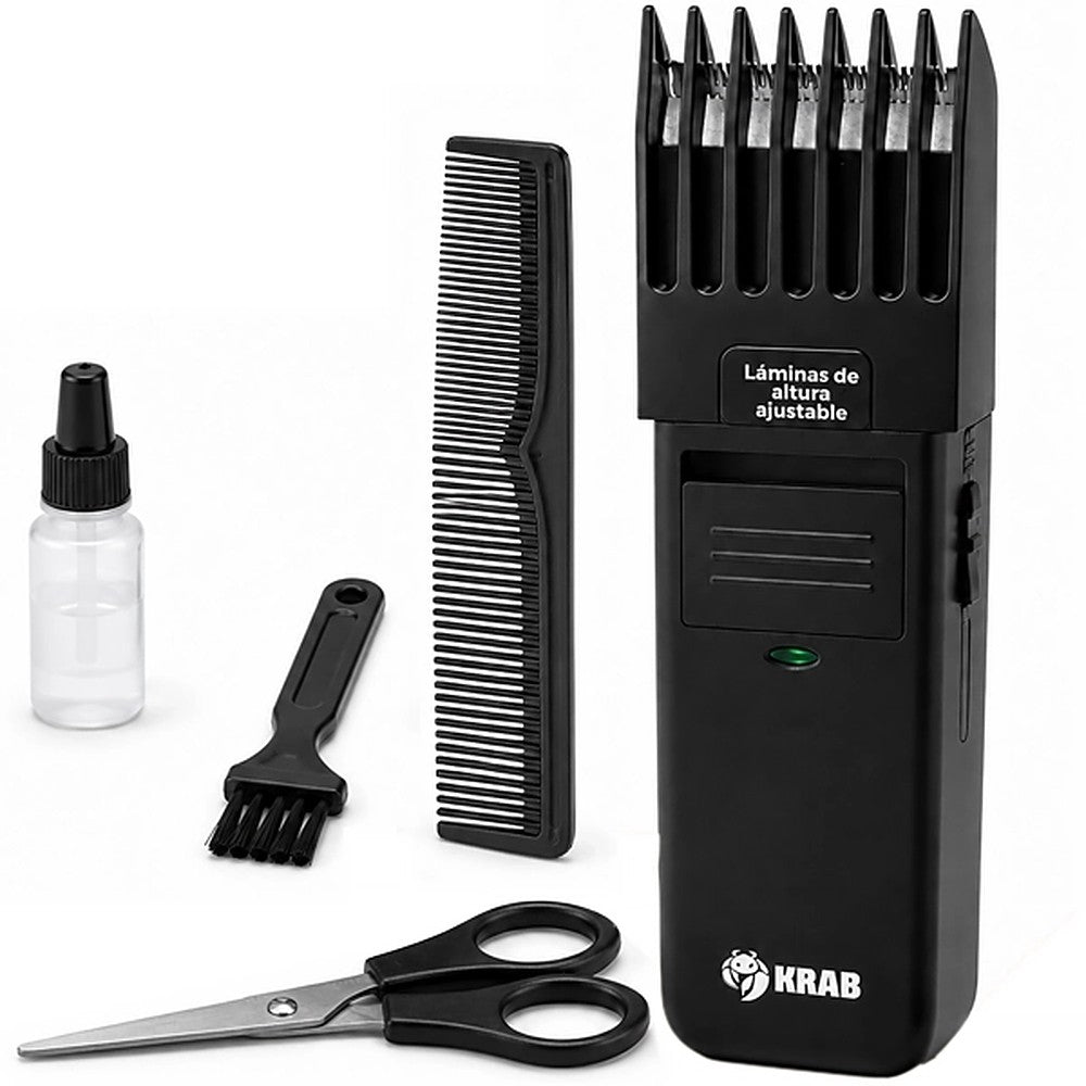 Cortador de Barba Krab KBCBA92 Bivolt 6 Ajustes Negro