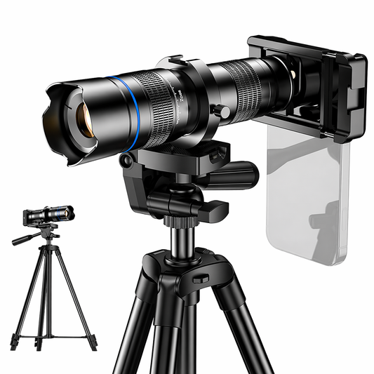Lente Zoom 20X-40X para Celular APL-20-40XCR50 con Trípode