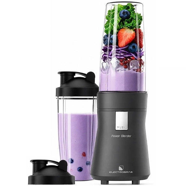 Licuadora Power Blender 2 Vasos de 750ml 600W Electrobras