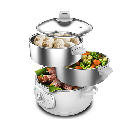 Vaporera Vapovita Steelpot White
