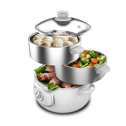 Vaporera Vapovita Steelpot White