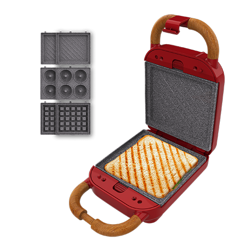 Sandwichera Rock’Ntoast Retro One Red