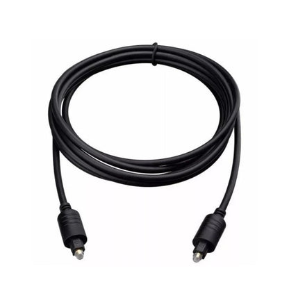 Cable Óptico de Audio Quanta QTCOD05 5 m Conector Dorado Negro