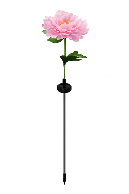 Lámpara Solar Decorativa con Diseño de Flor