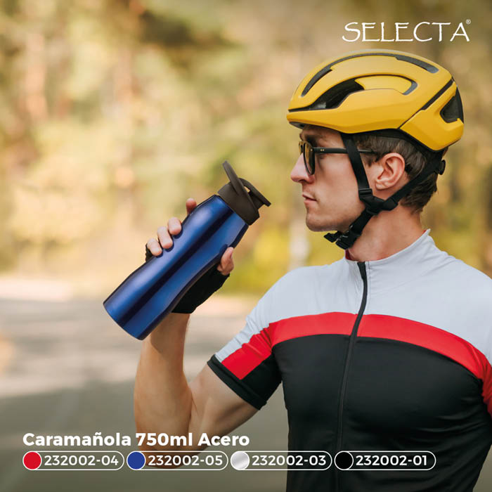 CARAMAÑOLA 750ML ACERO AZUL SELECTA