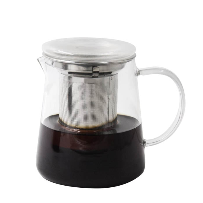 TETERA 500ML TAPA CRISTAL BOROSIL. INFUSOR A.INOX