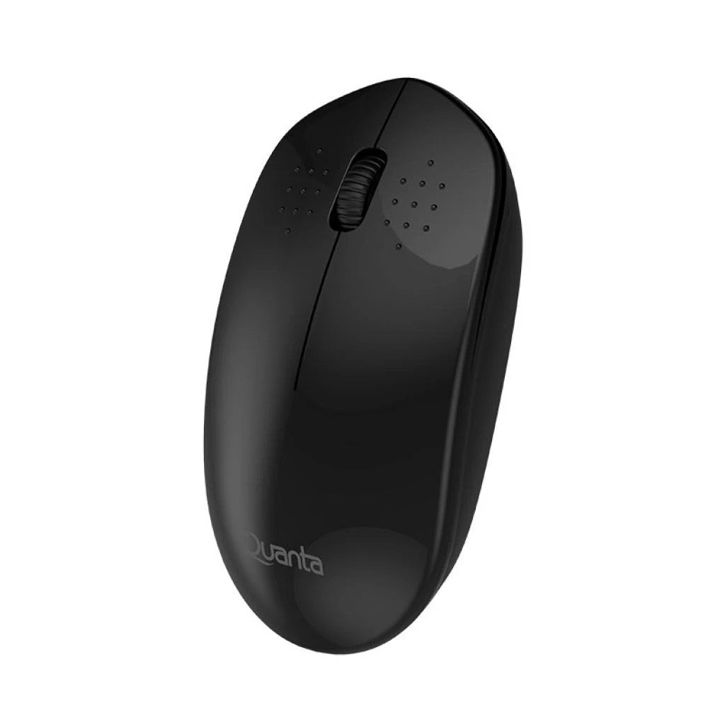 Mouse Inalámbrico Click Silencioso Quanta QTMSS10 Negro