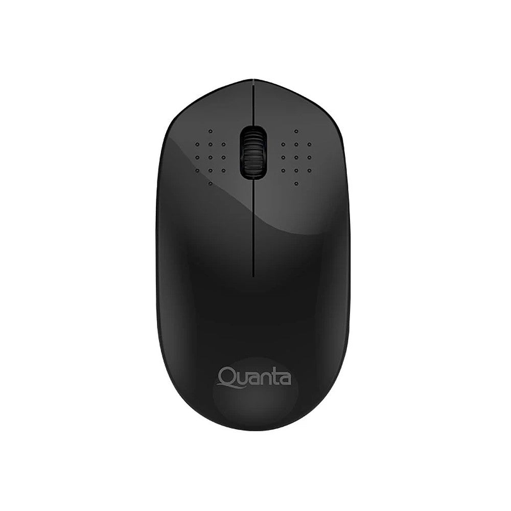 Mouse Inalámbrico Click Silencioso Quanta QTMSS10 Negro