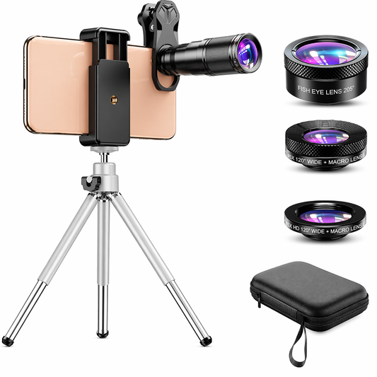 Kit Lentes para Celular APL-22X105 Zoom 22X con Trípode