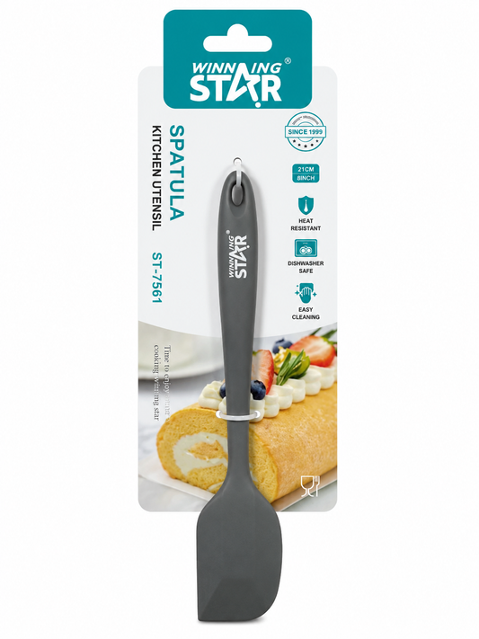Espátula de Silicona ST-7561 27cm Resistente al Calor Antiadherente