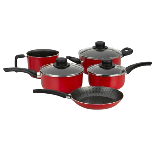 Set de Cocción 5 Piezas Gourmet Rojo Multiflon