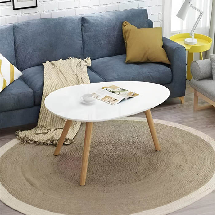 MESA CENTRICA TRIANG  BAMBOO C/BLANCO 99X70X46CM