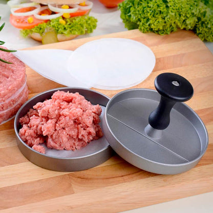PRENSA PARA HAMBURGUESAS D12CM ALUMINIO