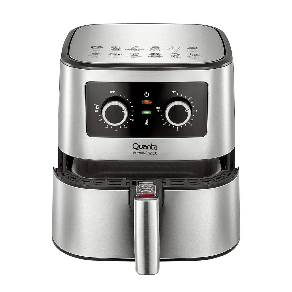 Freidora de Aire Quanta QTAF500 FamilySnack Inox 5,5L 1700W 220V