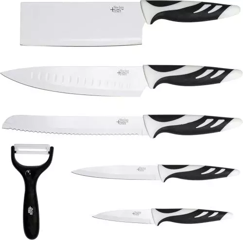 Set 6 Cuchillos Swiss Blanco