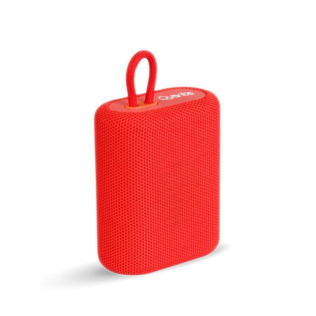 Parlante Bluetooth Portátil Quanta QTSPB64 5W TWS Radio FM Rojo