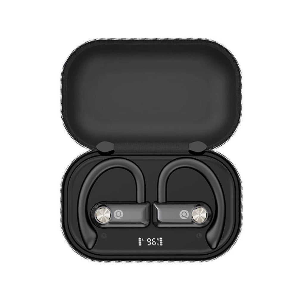 Auricular Deportivo Bluetooth TWS Quanta QTFOE10 IPX4 Negro