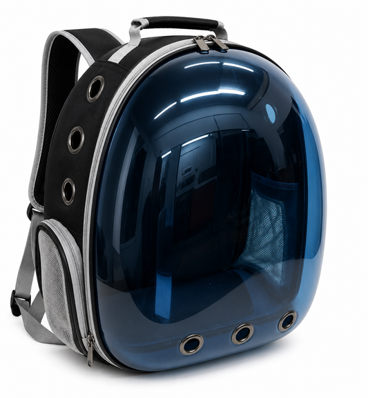 Mochila para Mascotas Sate A-MM1806 Negro/Azul