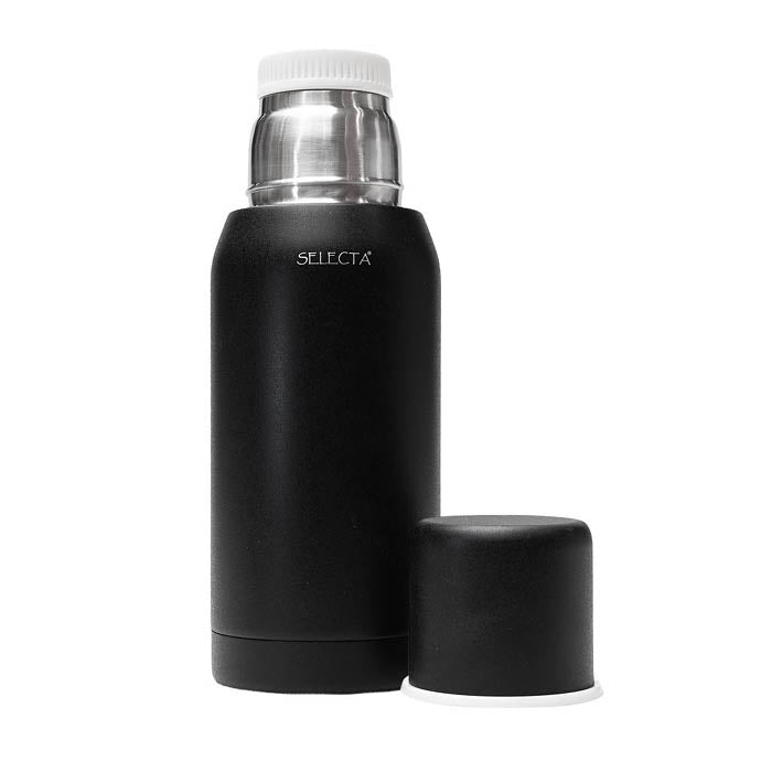 TERMO 750ML DOBLE PARED NEGRO AQUA SELECTA